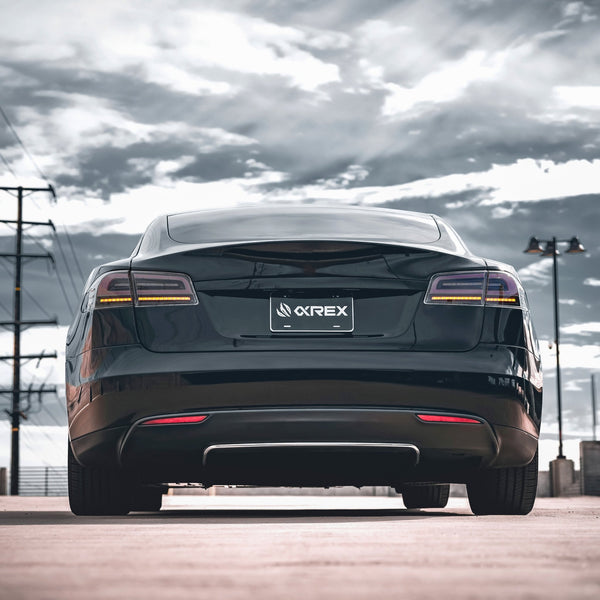 AlphaRex (LUXX-Series) 2012-2021 Tesla Model S LED Tail Lights - Black