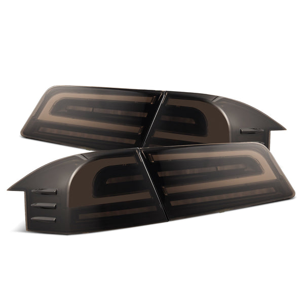 AlphaRex (LUXX-Series) 2012-2021 Tesla Model S LED Tail Lights - Black
