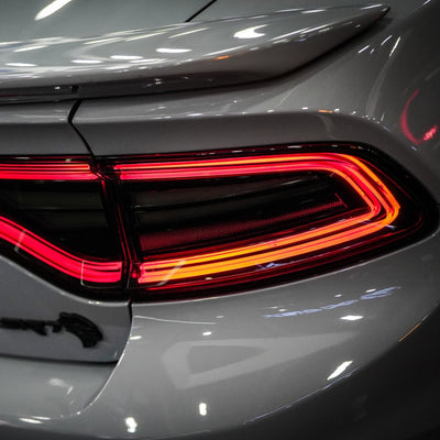 15-23 Dodge Charger MKII NOVA-Series Prismatic LED TailLights Alpha-Black (SEQUENTIAL SIGNAL)