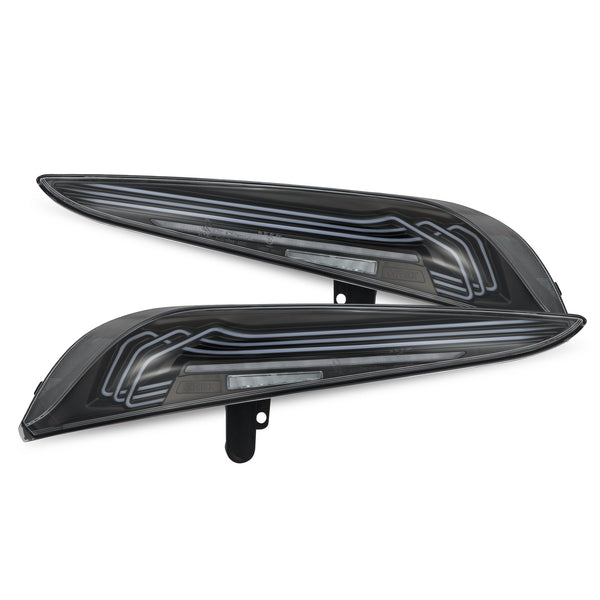 20-25 Toyota Supra CSL Laser Style LUXX-Series LED Tail Lights - Black