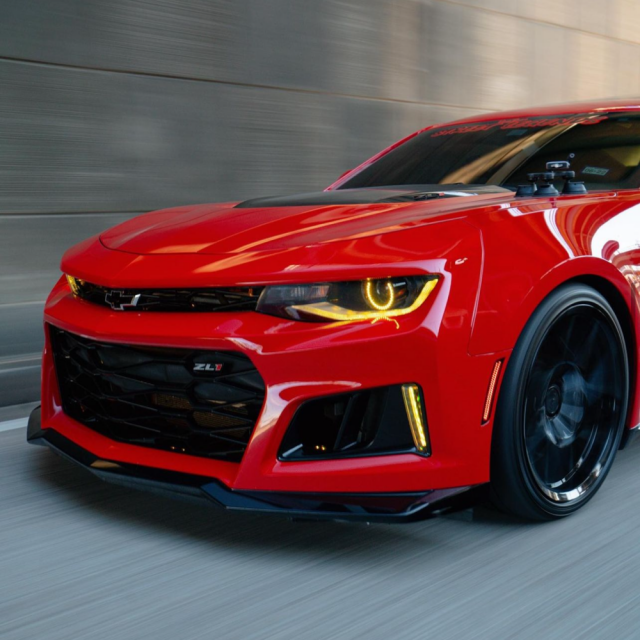 16-18 Chevrolet Camaro Multicolor Flow Series Headlights