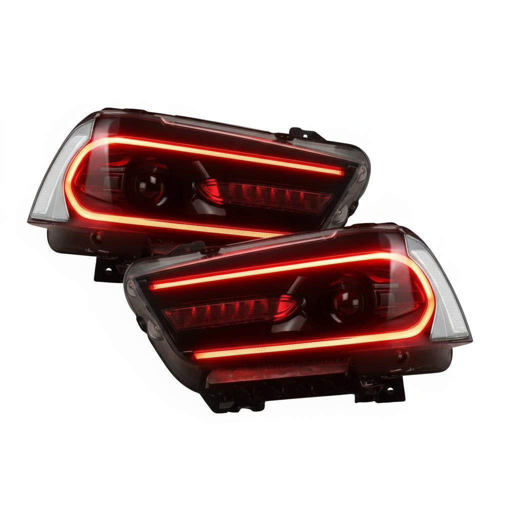 2011-2014 Dodge Charger Facelift Multicolor Headlights