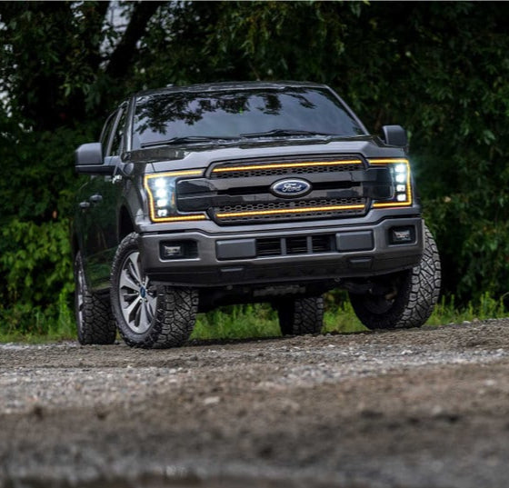18-20 Ford F-150 Morimoto XB LED Headlights (Amber)