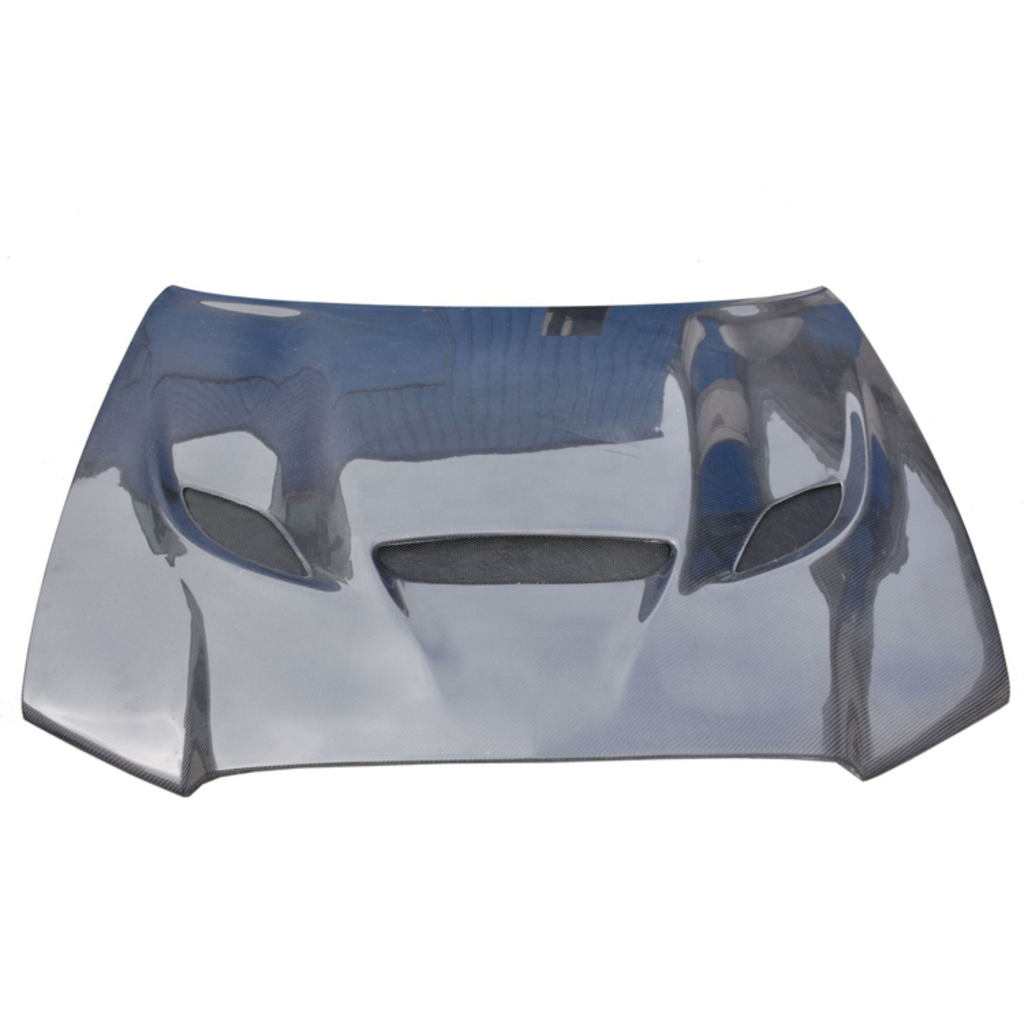 11-14 Dodge Charger Hellcat Style Carbon Fiber Hood