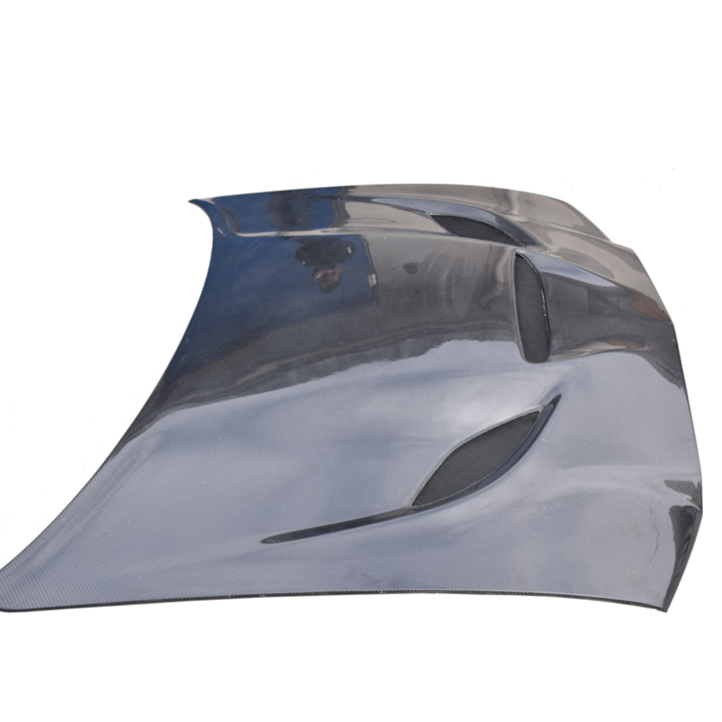 11-14 Dodge Charger Hellcat Style Carbon Fiber Hood