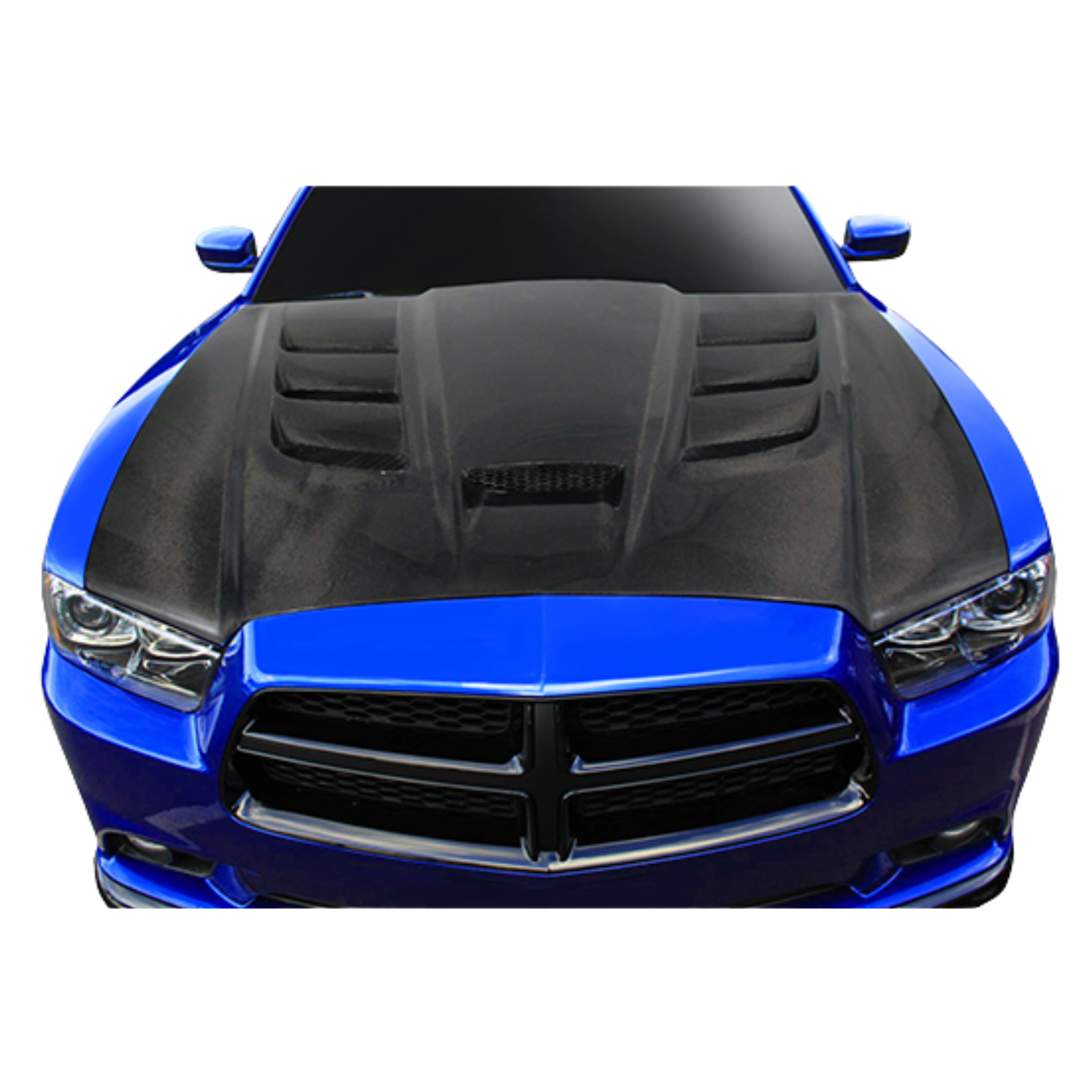 11-14 Dodge Charger Viper Style Carbon Fiber Hood