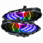 18-23 Ford Mustang Multicolor Flow Series Headlights
