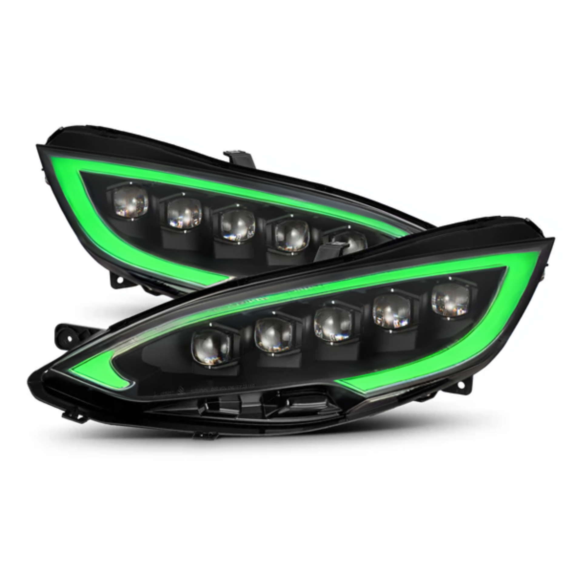 12-21 Tesla Model S NOVA Multicolor Projector Headlights Alpha-Black