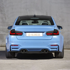 2012-2019  BMW 3 Series Dragon Scale Tail Lights (Smoke)