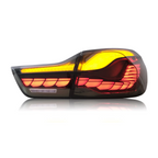 2014-2020 BMW 4 Series Dragon Scale Tail Lights (Smoke)