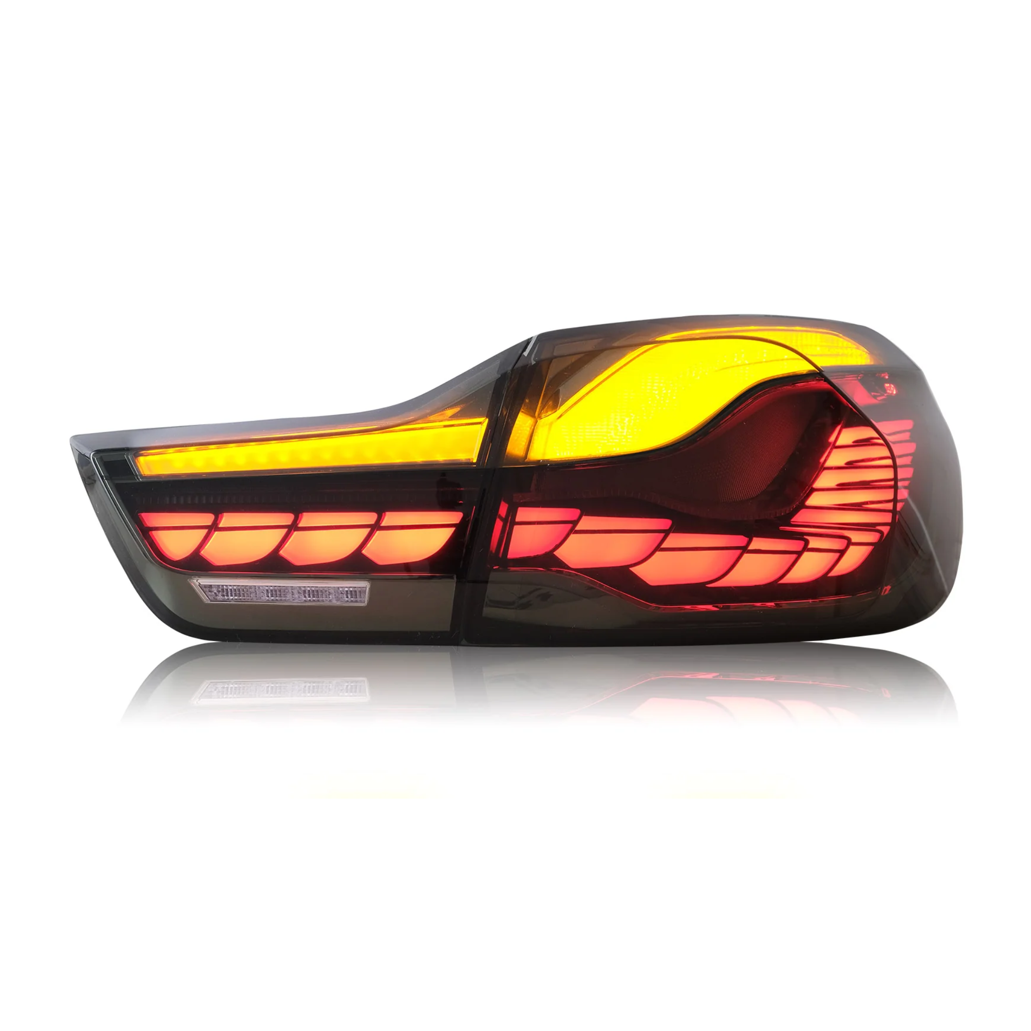 2014-2020 BMW 4 Series Dragon Scale Tail Lights (Smoke)