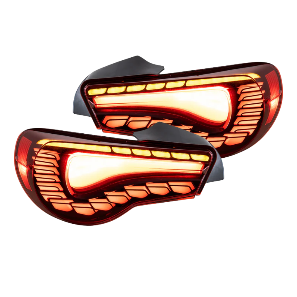 2012-2020 Toyota 86/Subaru BRZ/Scion FRS Dragon Scale Taillights (Red)