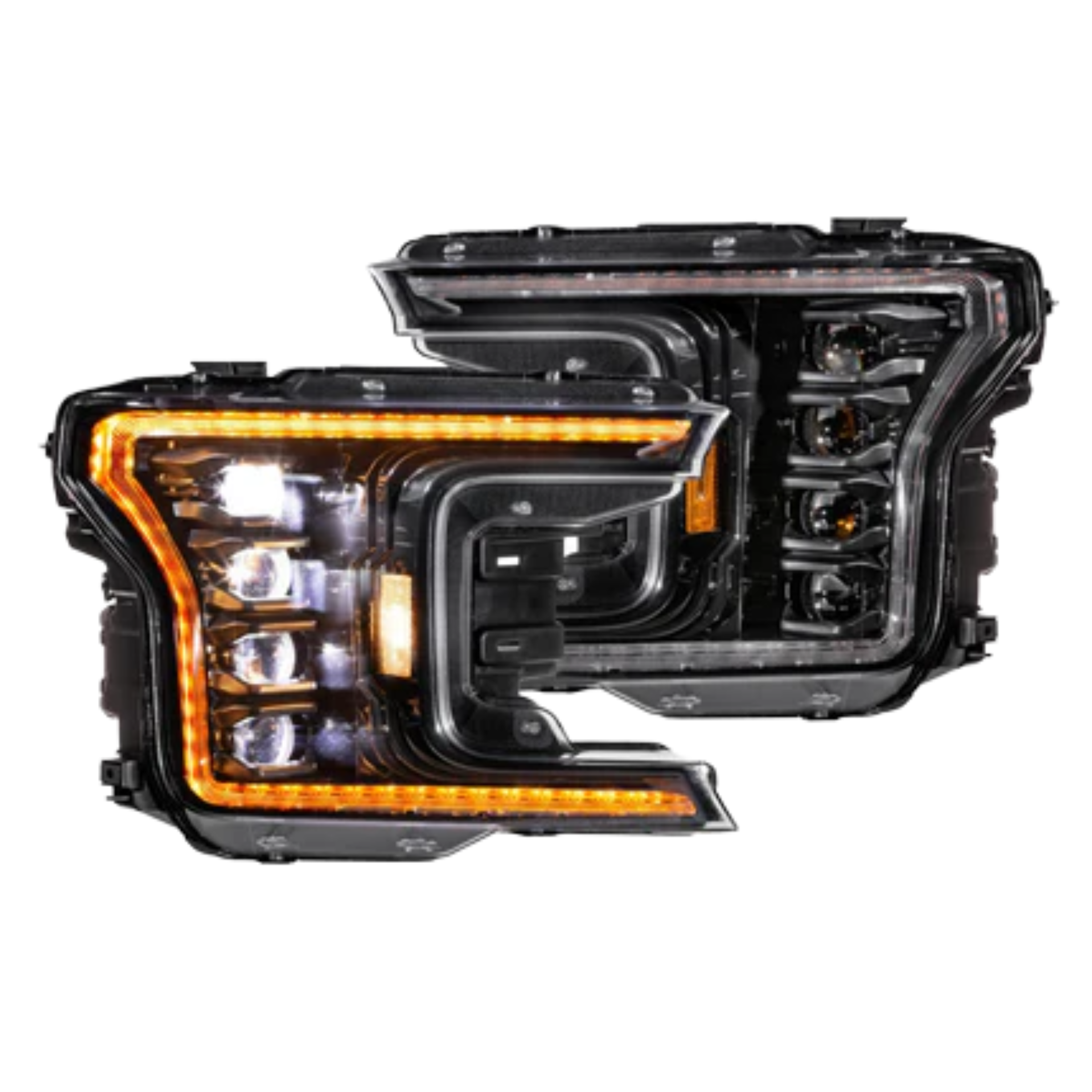 18-20 Ford F-150 Morimoto XB LED Headlights (Amber)