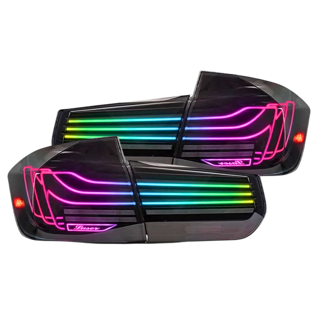 12-18 BMW 3 Series RGB LED Taillights (Startup Animation)