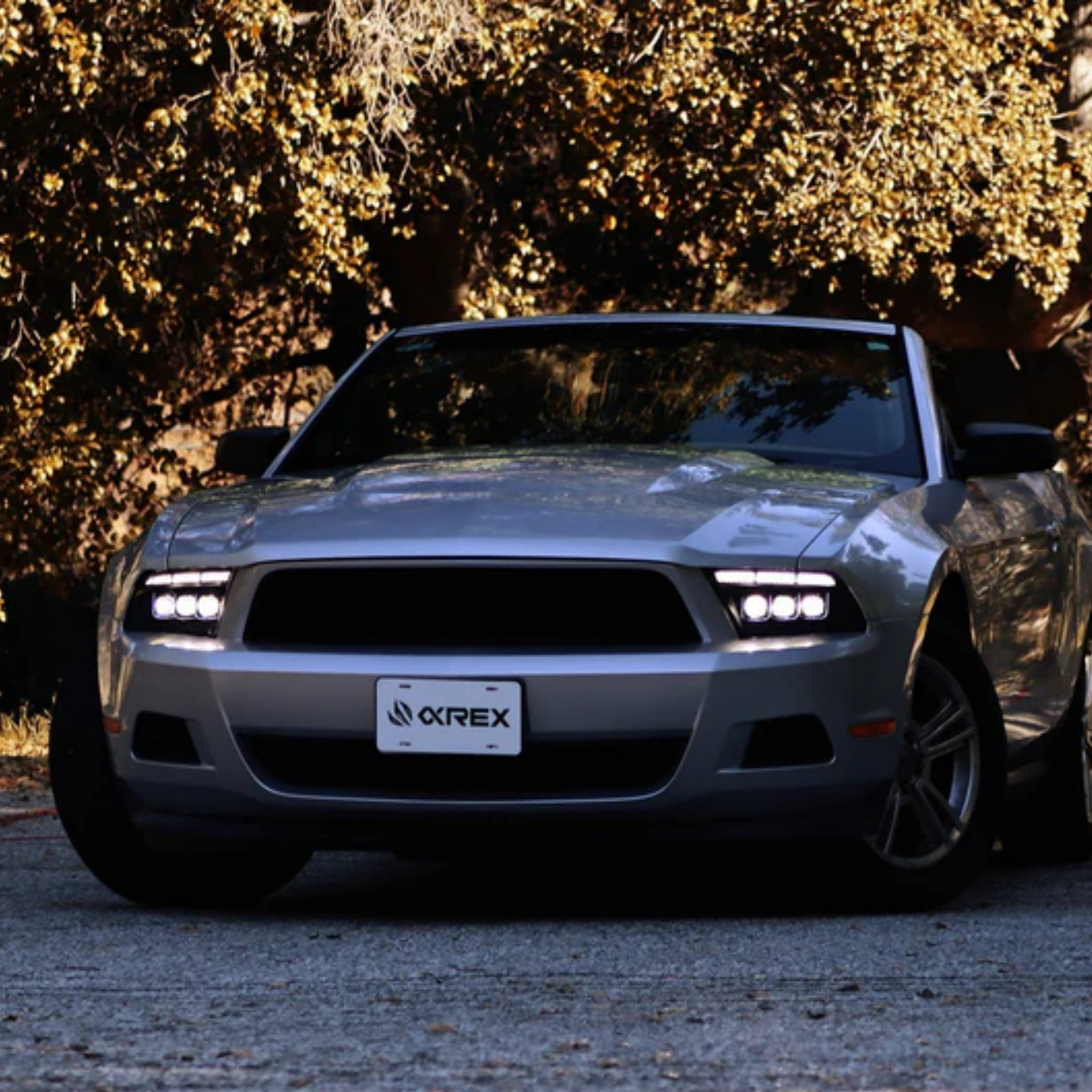 10-12 Ford Mustang MK II NOVA-Series LED Projector Headlights Alpha-Black