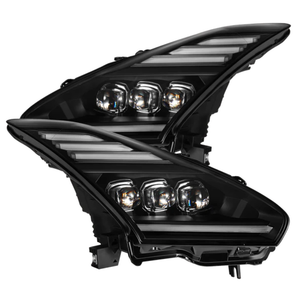 09-25 Nissan GT-R NOVA-Series LED Projector Headlights (Black)