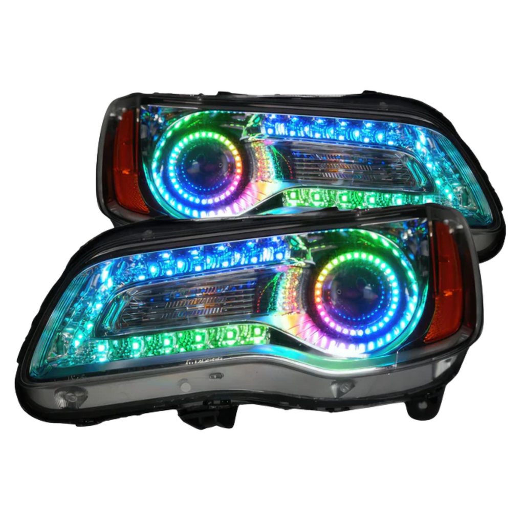 11-23 Chrysler 300 Multicolor Flow Series Headlights