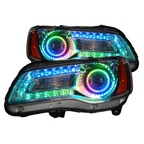 11-23 Chrysler 300 Multicolor Flow Series Headlights
