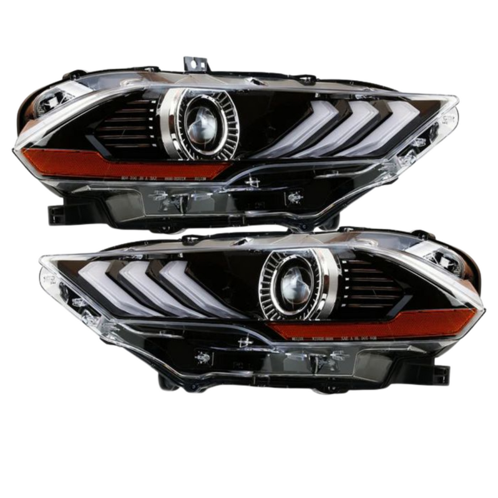 18-23 Ford Mustang Multicolor Flow Series Headlights