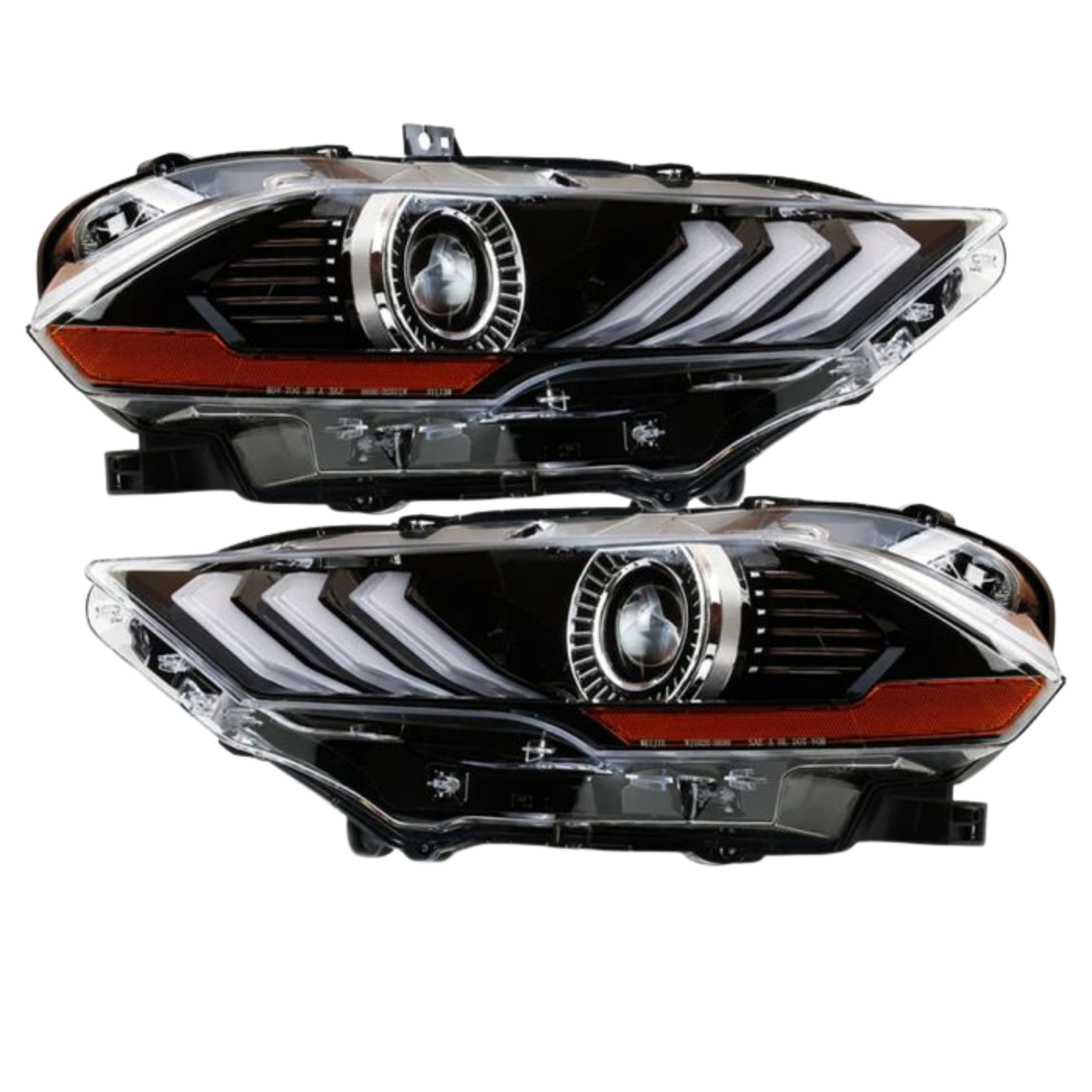 18-23 Ford Mustang Multicolor Flow Series Headlights