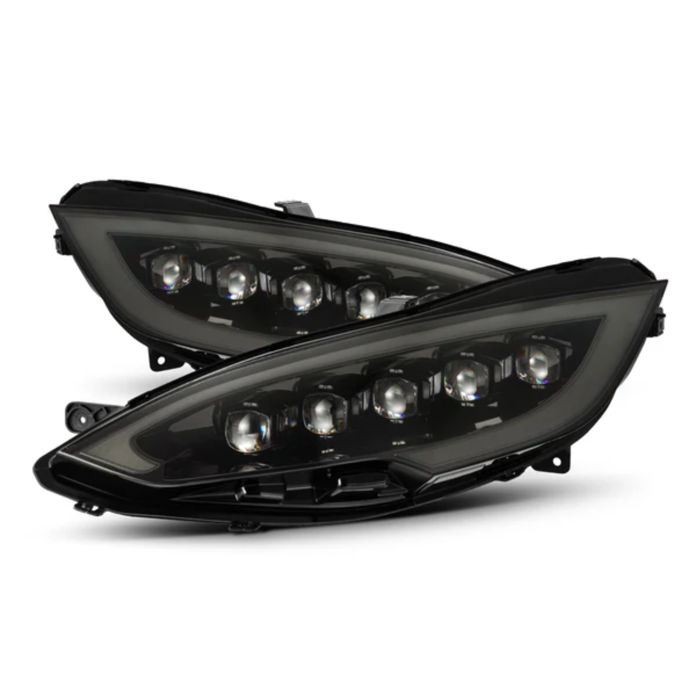 12-21 Tesla Model S NOVA Multicolor Projector Headlights Alpha-Black