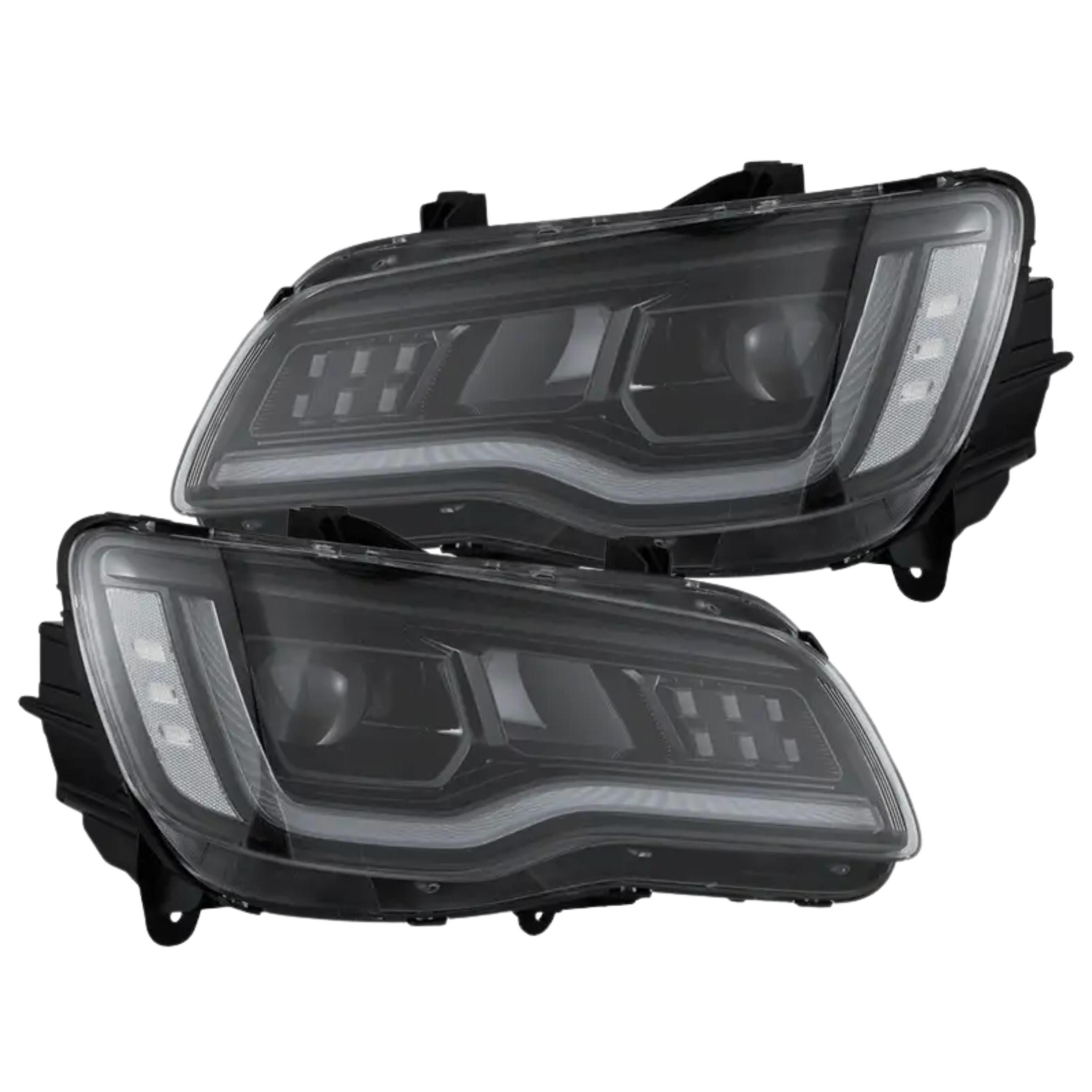 2011-2023 Chrysler 300 Multicolor Flow Series Face Lift Headlights